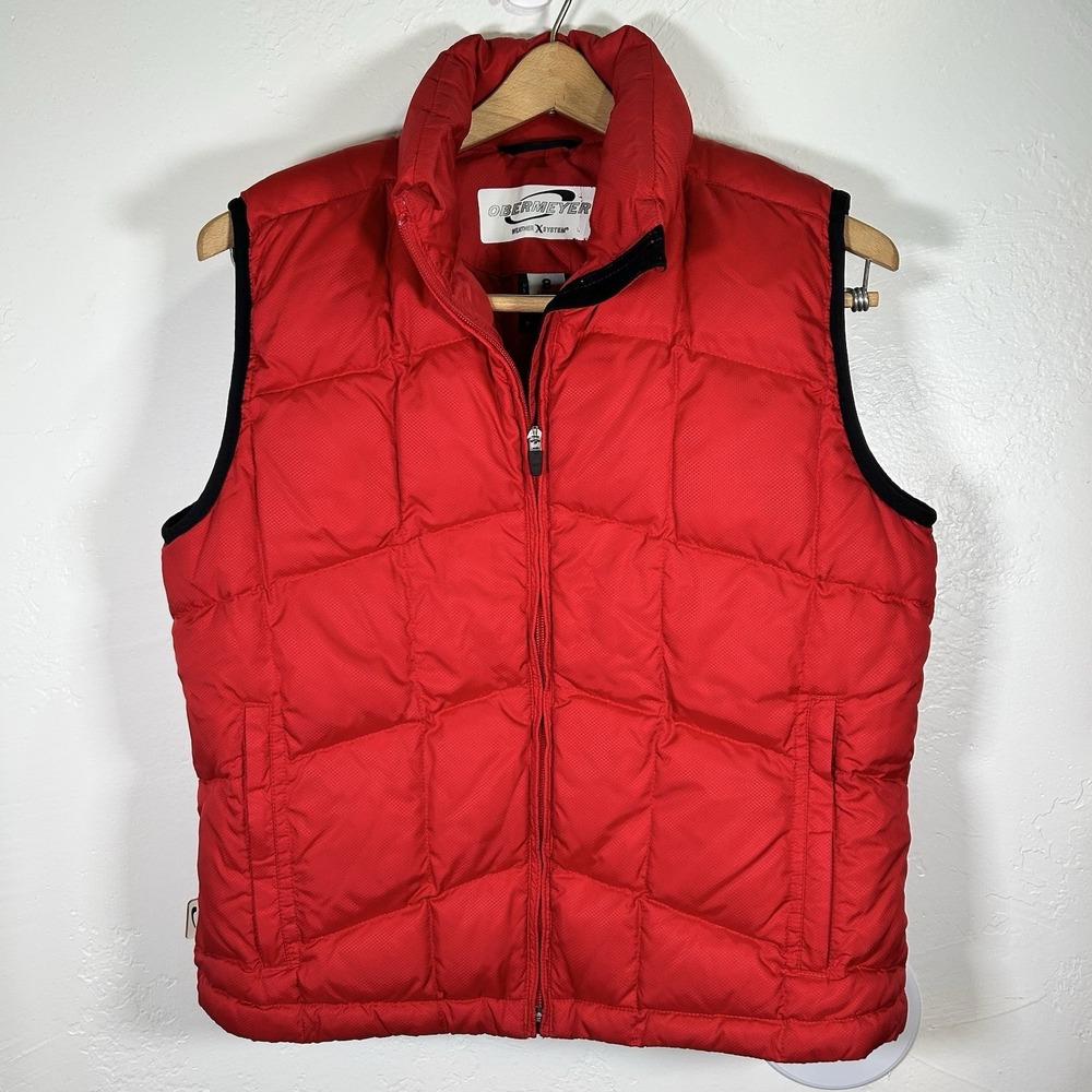 Vintage Obermeyer 61191‎ Down Fill Puffy Nylon Winter Ski Snow Vest Ladies 8